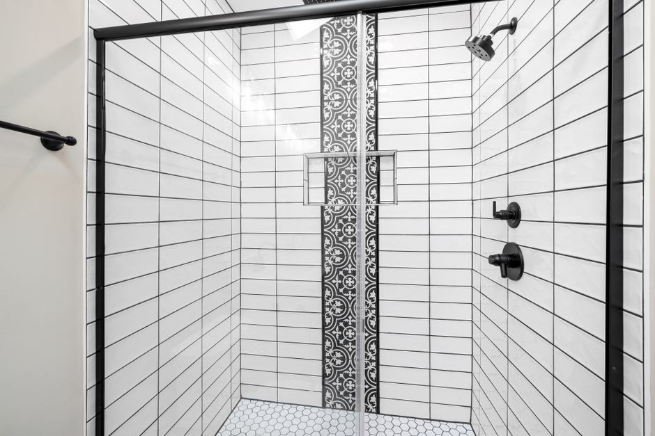 Complete bathroom remodeling project with modern fixtures