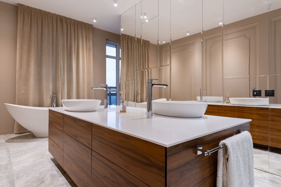 Professional bathroom renovation showcasing quality materials and finishes